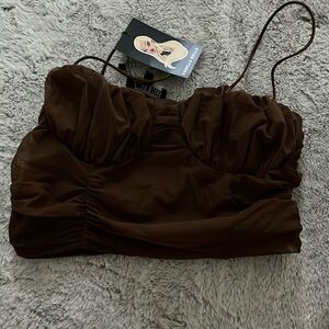 Vanilla Bella Brown Going out top